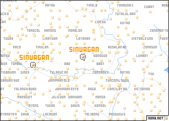 map of Sinuagan