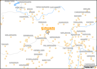 map of Sinŭm-ni