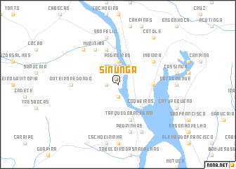 map of Sinunga