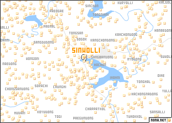 map of Sinwŏl-li