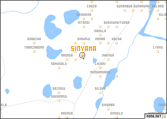 map of Sinyama
