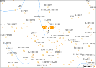 map of Sinyām