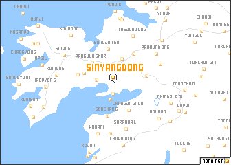 map of Sinyang-dong
