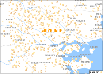 map of Sinyang-ni