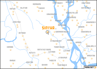 map of Sinywa