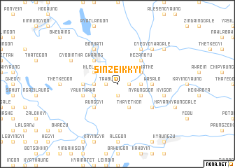 map of Sinzeikkyi