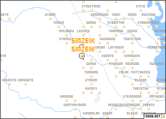 map of Sinzeik