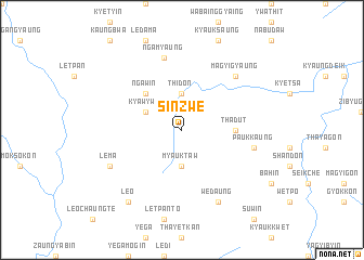 map of Sinzwè