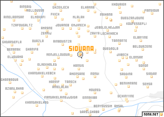 map of Siouana