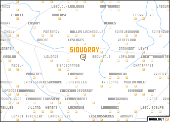 map of Sioudray