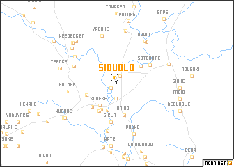 map of Siouolo