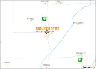 map of Sioux Center