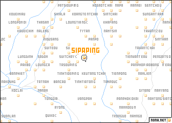 map of Si Pa Ping