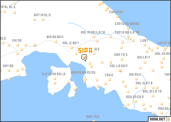 map of Sipa