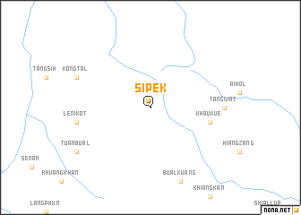 map of Sipek