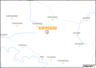 map of Sipinggou