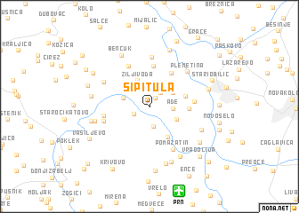 map of Šipitula