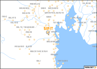 map of Sipit