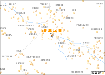 map of Šipovljani