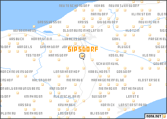 map of Sipsdorf