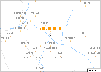 map of Siquimirani