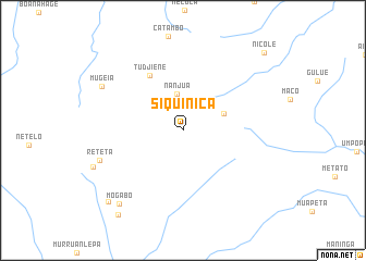 map of Siquinica