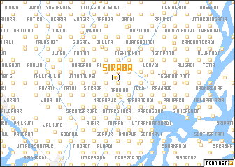 map of Sirāba