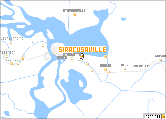 map of Siracusaville