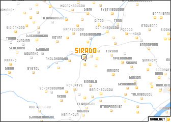 map of Sirado