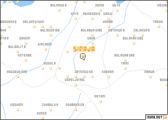 map of Siraja