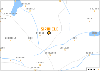 map of Sirakélé