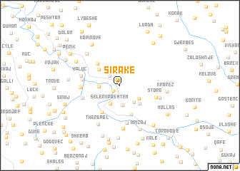 map of Sirakë