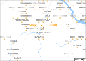 map of Sirakorobougou