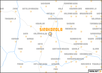 map of Sirakorola