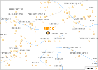 map of Sīrak