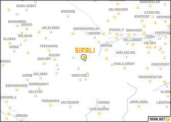 map of Sīrālī
