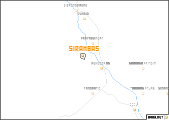 map of Sirambas
