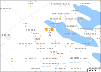 map of Sīram