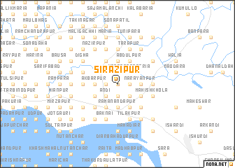 map of Sirāzipur
