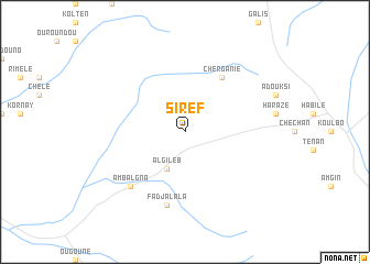 map of Siref