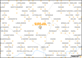 map of Siréjol