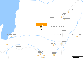 map of Şirfah