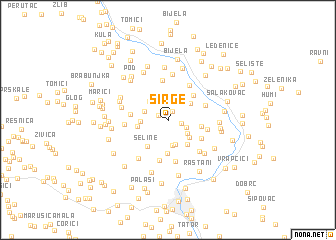 map of Sirge