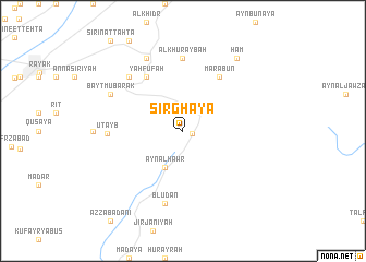 map of Sirghāyā