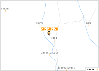 map of Sirguazá