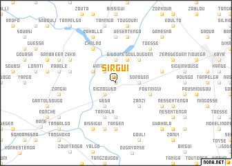 map of Sirgui