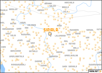 map of Siriāla