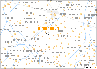 map of Siriānwāla