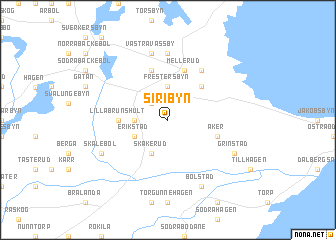 map of Siribyn