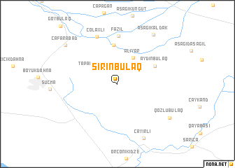 map of Şirinbulaq